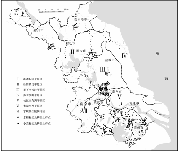 江苏典型地区水稻与小麦字实中元素生物富集系数（BCF）初步研究